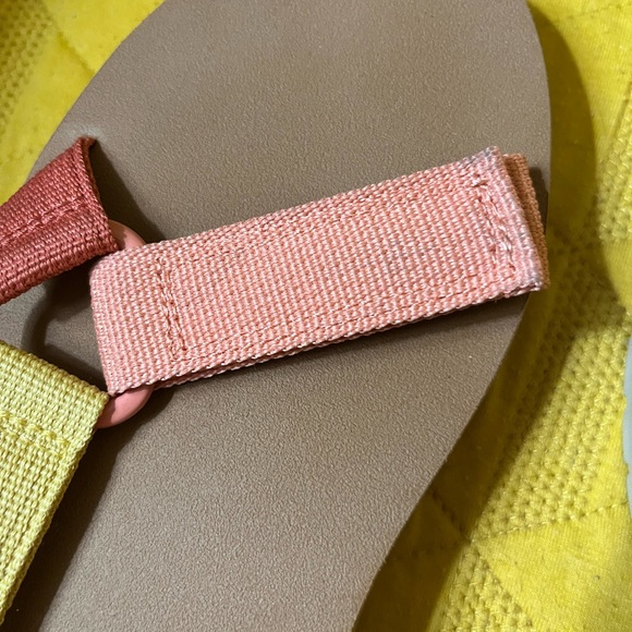 Universal Thread sherbet strappy sandals with Velcro closures - Picture 2 of 4